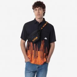 Torba na ramię Kappa Authentic Techno KFF. Czarne torby na ramię męskie Kappa, z poliesteru, na ramię. Za 149.50 zł.