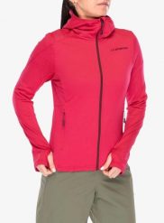 Bluza rozpinana damska La Sportiva Chill Thermal Hoody. Czerwone bluzy damskie La Sportiva, l, bez wzorów, z materiału, bez ramiączek, bez kaptura. Za 588.49 zł.