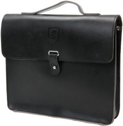 Brave Classic Torba Rowerowa na Ramę ze Skóry Czarna. Czarne torby na ramię męskie z materiału, na ramię. Za 990.95 zł.