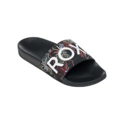 Sandały dla Kobiety SLIPPY II. Czerwone sandały damskie Roxy, bez wzorów, z gumy, bez obcasa, bez zapięcia. Za 139.99 zł.