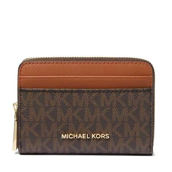 Portfel MICHAEL Michael Kors. Brązowe portfele damskie MICHAEL Michael Kors. Za 299.99 zł.