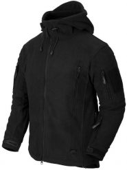 Helikon-Tex Bluza PATRIOT - Double Fleece - Czarna. Czarne bluzy męskie HELIKON-TEX, m, bez wzorów, bez ramiączek, bez kaptura. Za 242.08 zł.