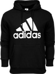 Adidas Bluza męska adidas Essentials French Terry Big Logo Hoodie czarna IC9363 S. Czarne bluzy męskie Adidas, m, bez wzorów, bez kaptura. Za 202.07 zł.