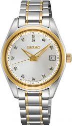 Zegarek damski Seiko SUR582P1 srebrny. Szare zegarki damskie Seiko, srebrne. Za 3,918.41 zł.