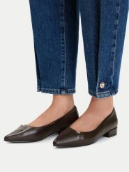 MEXX Baleriny EO-WS4078-03 Brązowy. Brązowe balerinki damskie Mexx, bez wzorów, bez obcasa, bez zapięcia. Za 269.99 zł.