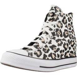 Buty CONVERSE CHUCK TAYLOR ALL STAR WEDGE PLATFORM LEOPARD Nadruk zwierzęcy. Obuwie sportowe damskie Converse, bez wzorów, z tkaniny, bez zapięcia. Za 388.99 zł.