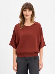 Drykorn koszula z dzianiny - Hilary Kobiety Bawełna brązowy, XL. Brązowe koszule damskie DRYKORN, xl, bez wzorów, z bawełny, eleganckie, bez kołnierzyka, bez ramiączek. Za 699.95 zł.
