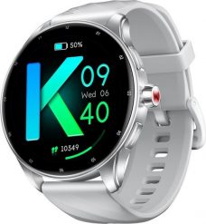 Smartwatch Kumi GW5 Pro Szary (KU-GW5P/SR). Szare zegarki smartwatch Kumi, bez wzorów. Za 244.75 zł.