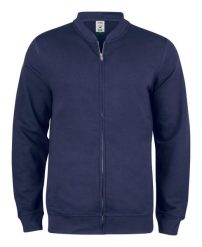 Clique Premium OC Kardigan z zamkiem z ekologicznej bawełny – dark navy. Niebieskie swetry męskie CLIQUE, m, bez wzorów, z bawełny, eleganckie, bez kołnierzyka, bez ramiączek. Za 278.55 zł.