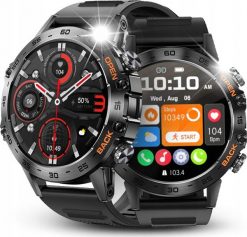 SMARTWATCH WODOODPORNY ZEGAREK MĘSKI MENU PL ROZMOWY CIŚNIENIE SMART WATCH. Zegarki męskie JG Smart, bez wzorów. Za 219.99 zł.