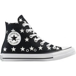 Buty sportowe Converse Chuck Taylor All Star. Czarne obuwie sportowe damskie Converse, bez wzorów, bez zapięcia. Za 490.00 zł.