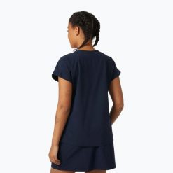 Koszulka damska Helly Hansen Thalia Summer Top. Niebieskie koszulki sportowe damskie Helly Hansen, bez wzorów, bez ramiączek. Za 85.99 zł.