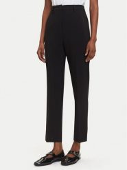 KARL LAGERFELD Chinosy A3W10098 Czarny Slim Fit. Czarne spodnie materiałowe damskie KARL LAGERFELD, bez wzorów, z syntetyku. Za 579.99 zł.