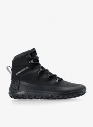 Buty turystyczne damskie Vivobarefoot Tracker Textile AT. Czarne obuwie trekkingowe damskie Vivobarefoot, z materiału, bez zapięcia. Za 945.99 zł.