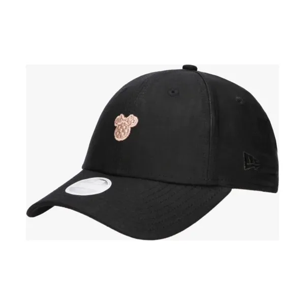 New Era Czapka Disney 9Forty Minmou Blk , czarny, rozmiar ONE-SIZE. Czarne czapki damskie New Era, bez wzorów, z materiału. W wyprzedaży za 99.99 zł.