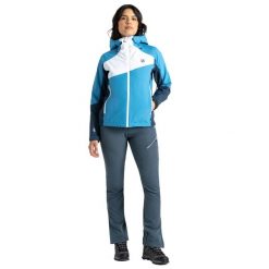Kurtka Narciarska Damska Excalibar. Niebieskie kurtki sportowe damskie Dare 2B, xs, bez wzorów, z materiału, bez ramiączek, z kapturem, narciarskie. Za 1,192.99 zł.
