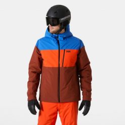 Kurtka narciarska Helly Hansen Gravity. Brązowe kurtki sportowe męskie Helly Hansen, na zimę, m, bez wzorów, bez kaptura, narciarskie. Za 1,229.50 zł.