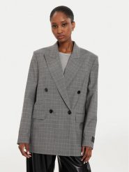 Boss Marynarka Juseka 50523277 Szary Relaxed Fit. Szare marynarki i żakiety damskie Boss, bez wzorów, z syntetyku, bez kołnierzyka, bez ramiączek. Za 1,429.00 zł.