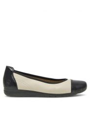 Rieker Baleriny L9351-80 Écru. Balerinki damskie Rieker, bez wzorów, ze skóry, bez obcasa, bez zapięcia. Za 299.99 zł.