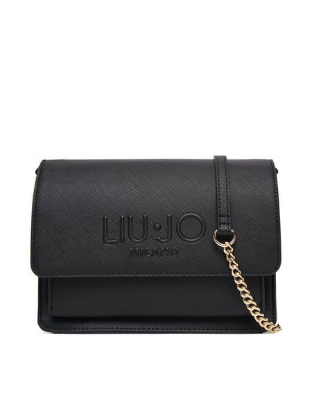 Liu Jo Torebka Ecs M Crossbody AF5152 E0087 Czarny. Czarne torebki do ręki damskie Liu Jo, bez wzorów, ze skóry, bez dodatków. Za 579.99 zł.