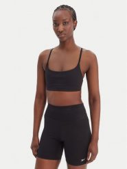 Reebok Biustonosz sportowy Reebok x Ewa Chodakowska Domi RK25616CCW Czarny. Czarne koszulki sportowe damskie Reebok, s, bez wzorów, z syntetyku, bez ramiączek, na fitness i siłownię. Za 179.99 zł.