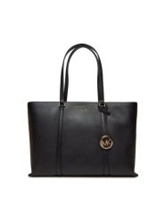 MICHAEL Michael Kors Torebka Temple 30R4G1LT3L Czarny. Czarne shopperki damskie MICHAEL Michael Kors, bez wzorów, ze skóry, bez dodatków. Za 989.99 zł.