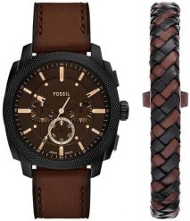Zegarek Fossil Machine Zegarek męski 44 mm (FS6102SET). Zegarki męskie FOSSIL, bez wzorów. Za 709.99 zł.