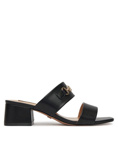 Nine West Klapki 2560-01 Czarny. Czarne klapki damskie Nine West, bez wzorów, z materiału, bez obcasa, bez zapięcia. Za 199.99 zł.