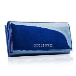 Portfel damski BETLEWSKI ZBPD-BS-72031 niebieski. Niebieskie portfele damskie Betlewski, ze skóry. Za 139.99 zł.