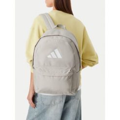 Plecak adidas. Brązowe plecaki męskie Adidas, bez wzorów, sportowe. Za 99.99 zł.