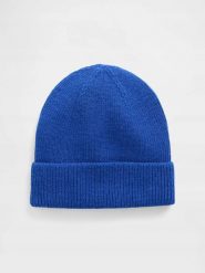 CZAPKA ZIMOWA GAP BEANIE UNISEX CIEPŁA 842499-01. Niebieskie czapki damskie GAP, na zimę, bez wzorów, eleganckie. Za 89.00 zł.