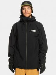 Quiksilver Kurtka outdoor High In Th Hood EQYTJ03436 Czarny Regular Fit. Czarne kurtki sportowe męskie Quiksilver, m, bez wzorów, z syntetyku, bez kaptura, outdoorowe. Za 729.99 zł.