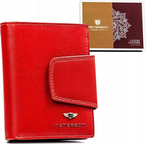 Peterson Skórzany portfel damski na zatrzask - Peterson NoSize. Portfele damskie Peterson. Za 188.90 zł.
