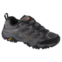 Buty trekkingowe męskie Merrell Moab 3 Ventilator. Szare buty zimowe męskie Merrell, z materiału, bez zapięcia. Za 499.99 zł.