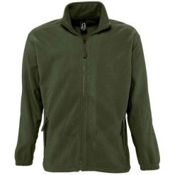 Bluza Polarowa Unisex Dla Dorosłych North. Zielone bluzy damskie SOL'S, na zimę, s, bez wzorów, z polaru, sportowe, bez ramiączek, bez kaptura. Za 130.99 zł.