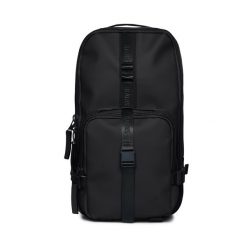 Plecak Rains. Czarne plecaki męskie Rains, bez wzorów, sportowe. Za 389.99 zł.