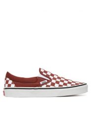 Vans Tenisówki Classic Slip-On VN000DAHFSB1 Bordowy. Czerwone trampki i tenisówki damskie Vans, bez wzorów, z materiału, bez zapięcia. Za 339.99 zł.