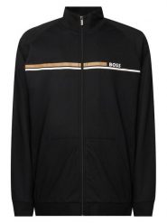 BOSS Bluza Authentic Jacket Z 50554779 Czarny Regular Fit. Czarne bluzy męskie Boss, m, bez wzorów, z bawełny, bez ramiączek, bez kaptura. Za 429.99 zł.
