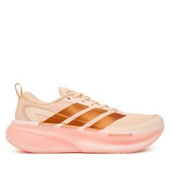Buty do biegania adidas. Pomarańczowe obuwie sportowe damskie Adidas, bez wzorów, bez zapięcia, do biegania. Za 512.99 zł.