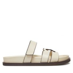 Klapki Tory Burch. Klapki damskie Tory Burch, bez wzorów, sportowe, bez obcasa, bez zapięcia. Za 1,569.00 zł.
