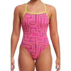 Strój kąpielowy Funkita Packed Pink - Tie Me Tight - wiązany. Czerwone stroje kąpielowe damskie Funkita, s, bez wzorów. Za 259.00 zł.
