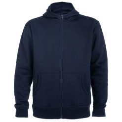 Bluza Z Kapturem Dla Dorosłych Unisex Montblanc Z Pełnym Zamkiem Błyskawicznym. Niebieskie bluzy męskie ROLY, m, bez wzorów, z kapturem. Za 135.99 zł.