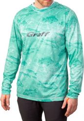 Bluza z kapturem Graff UPF50 964-CL-14. Bluzy męskie Graff, m, bez wzorów, z kapturem. Za 240.55 zł.