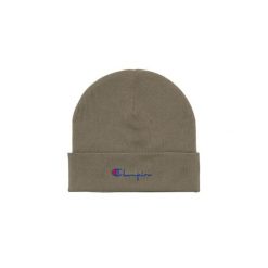 Czapka dla dorosłych Champion Beanie. Zielone czapki męskie Champion, bez wzorów, z poliesteru. W wyprzedaży za 68.00 zł.