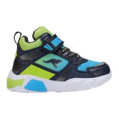 Buty juniorskie KangaROOS K-SLB Clave Mid EV. Czarne buty zimowe męskie KangaRoos, bez wzorów, bez obcasa, bez zapięcia. Za 169.99 zł.