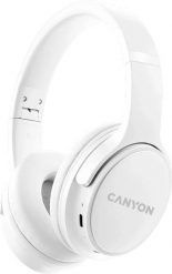 Canyon OnRiff 4 Zestaw słuchawkowy Bezprzewodowy Opaska na głowę Połączenia/Muzyka/Sport/Codzienność USB Type-C Bluetooth Biały. Białe słuchawki bezprzewodowe Canyon. Za 84.89 zł.