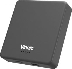 Powerbank Vinnic Vinnic MANA Magnetic Wireless Powerbank 8.000mAh, grey. Szare powerbanki Vinnic. Za 63.70 zł.