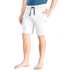Emporio Armani Spodnie do spania Szary. Szare piżamy męskie Emporio Armani, l, bez wzorów, z bawełny, bez kołnierzyka, bez ramiączek. Za 335.95 zł.