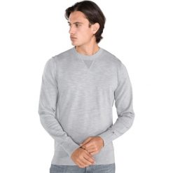 Tommy Hilfiger Sweter Szary. Szare swetry męskie Tommy Hilfiger, l, bez wzorów, z bawełny, bez kołnierzyka, bez ramiączek. Za 602.95 zł.