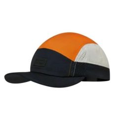 Czapka z daszkiem dla dorosłych Buff 5 Panel Go Cap. Niebieskie czapki damskie Buff, bez wzorów, z elastanu, sportowe. W wyprzedaży za 76.46 zł.